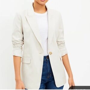 LOFT Petite Long Modern Blazer- Worn Once and Washed